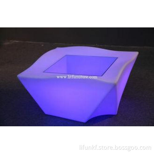 Lightweight LED tea table / LED Bar Tables for party Modern
